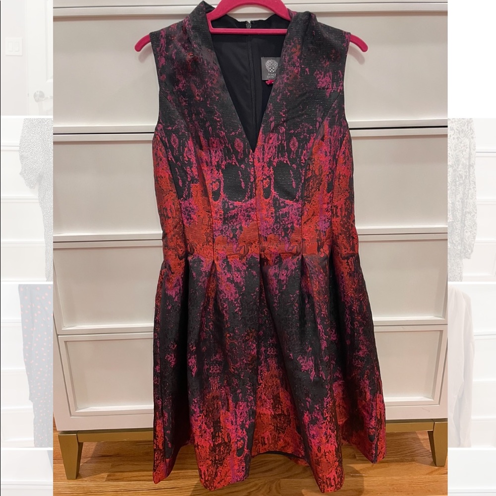 Vince Camuto fit and flare dress. Worn once. Perfect condition!